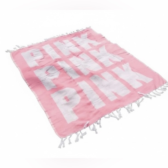 PINK Victoria's Secret Other - Pink VICTORIA'S SECRET Beach Blanket or Throw 50IN X 60IN